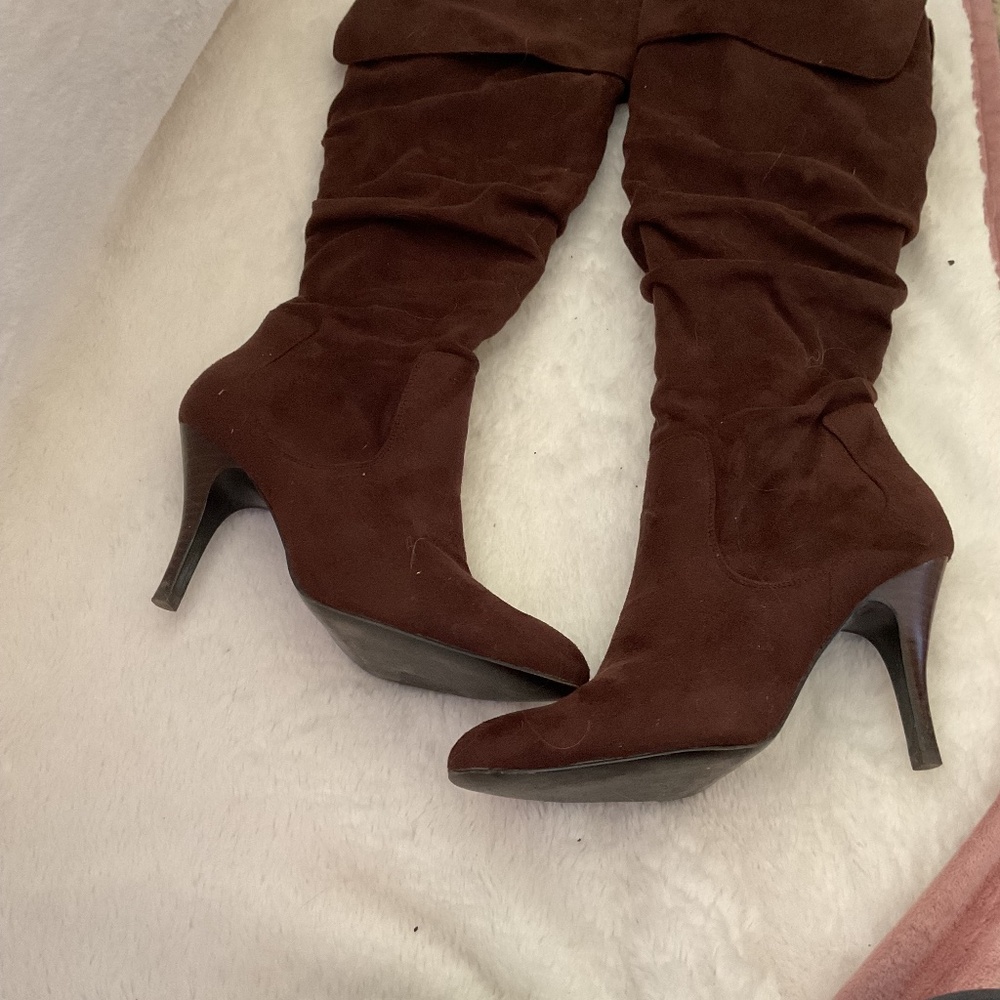 Unknown brand chocolate brown boots